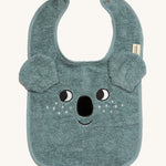 Roommate Organic Cotton Baby Bib - Koala