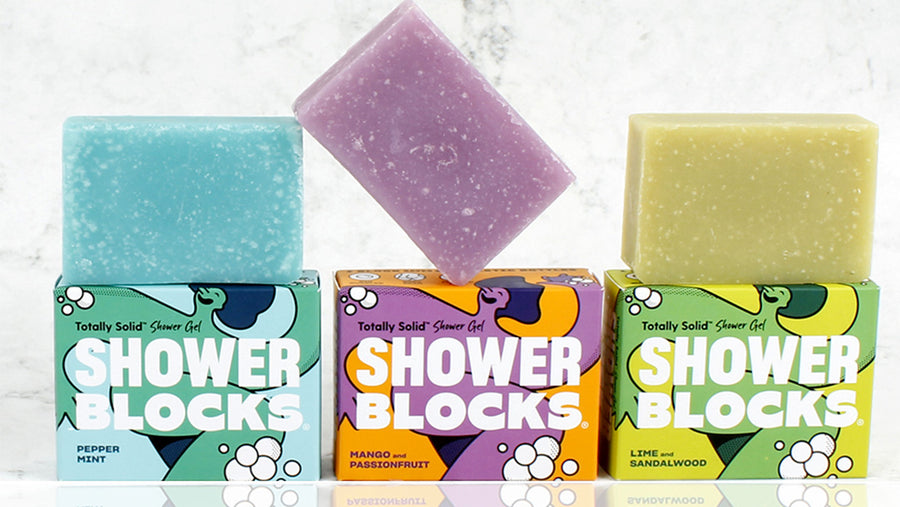 Three Shower Blocks shower gel bars