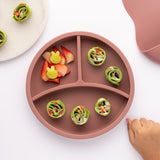 Assiette en silicone pour bébé Eco Rascals