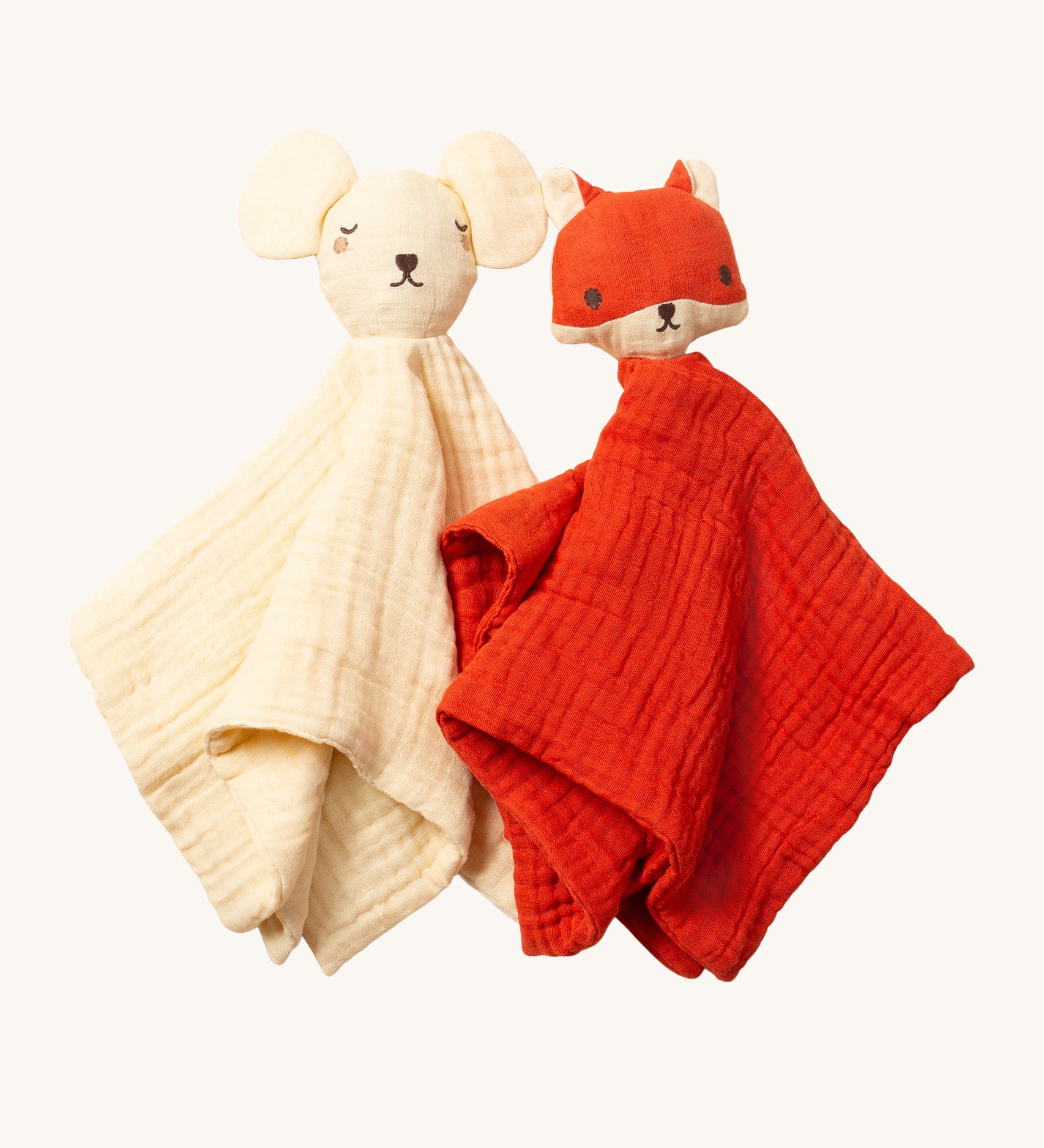 The fox and mouse Organic Baby Comforter