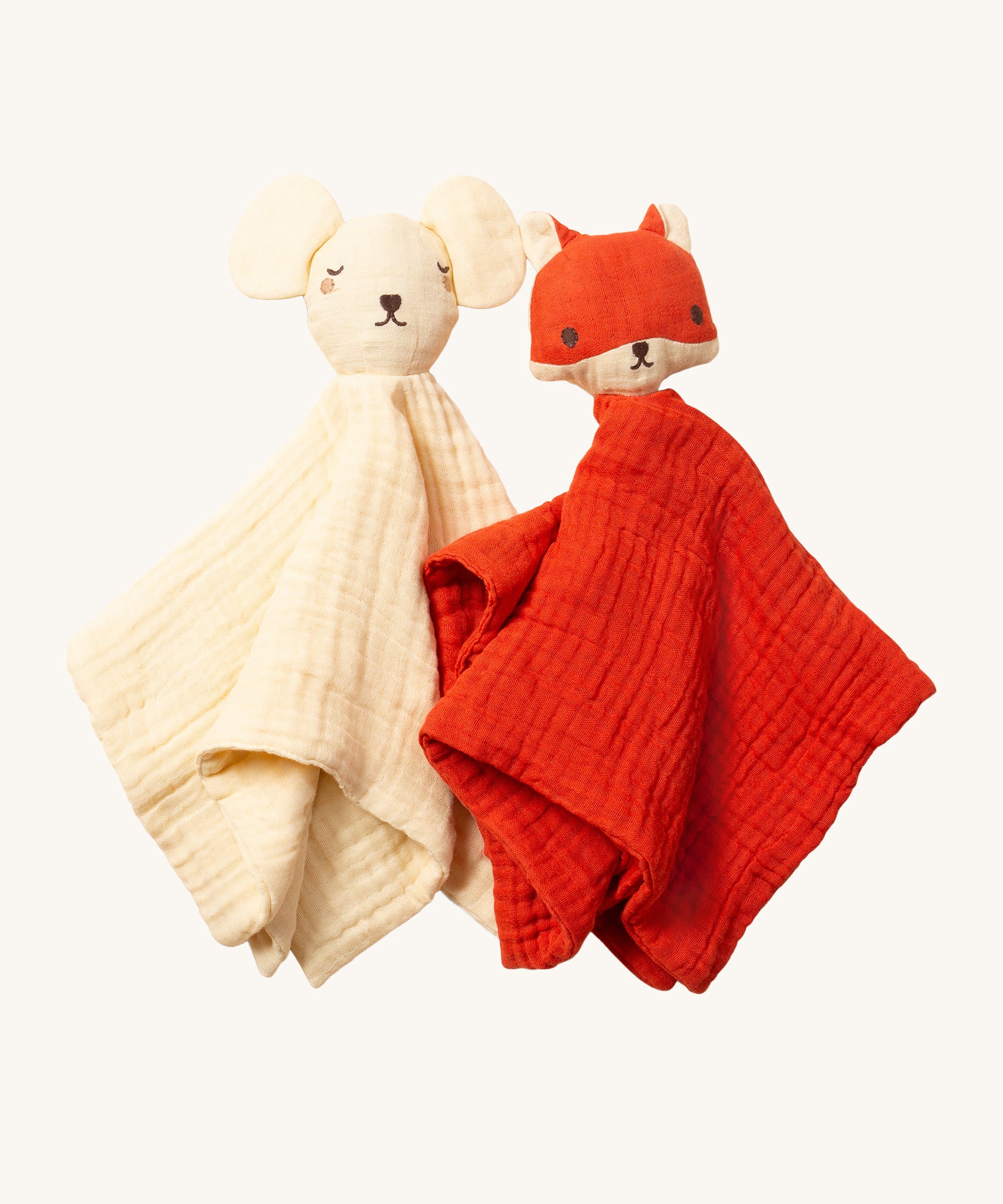 The fox and mouse Organic Baby Comforter