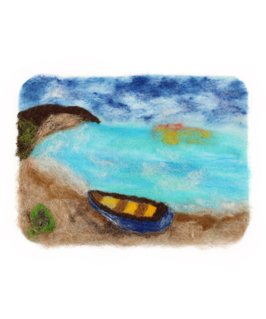 The Makerss - Seascape Picture Needle Felt Kit