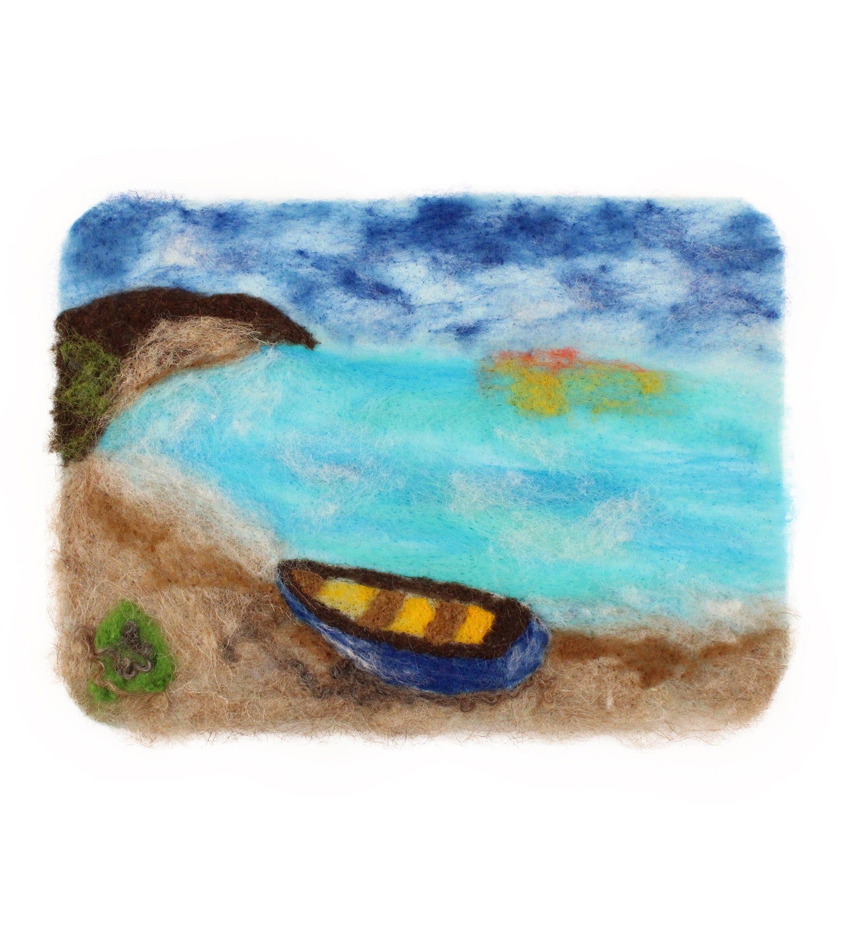 The Makerss - Seascape Picture Needle Felt Kit