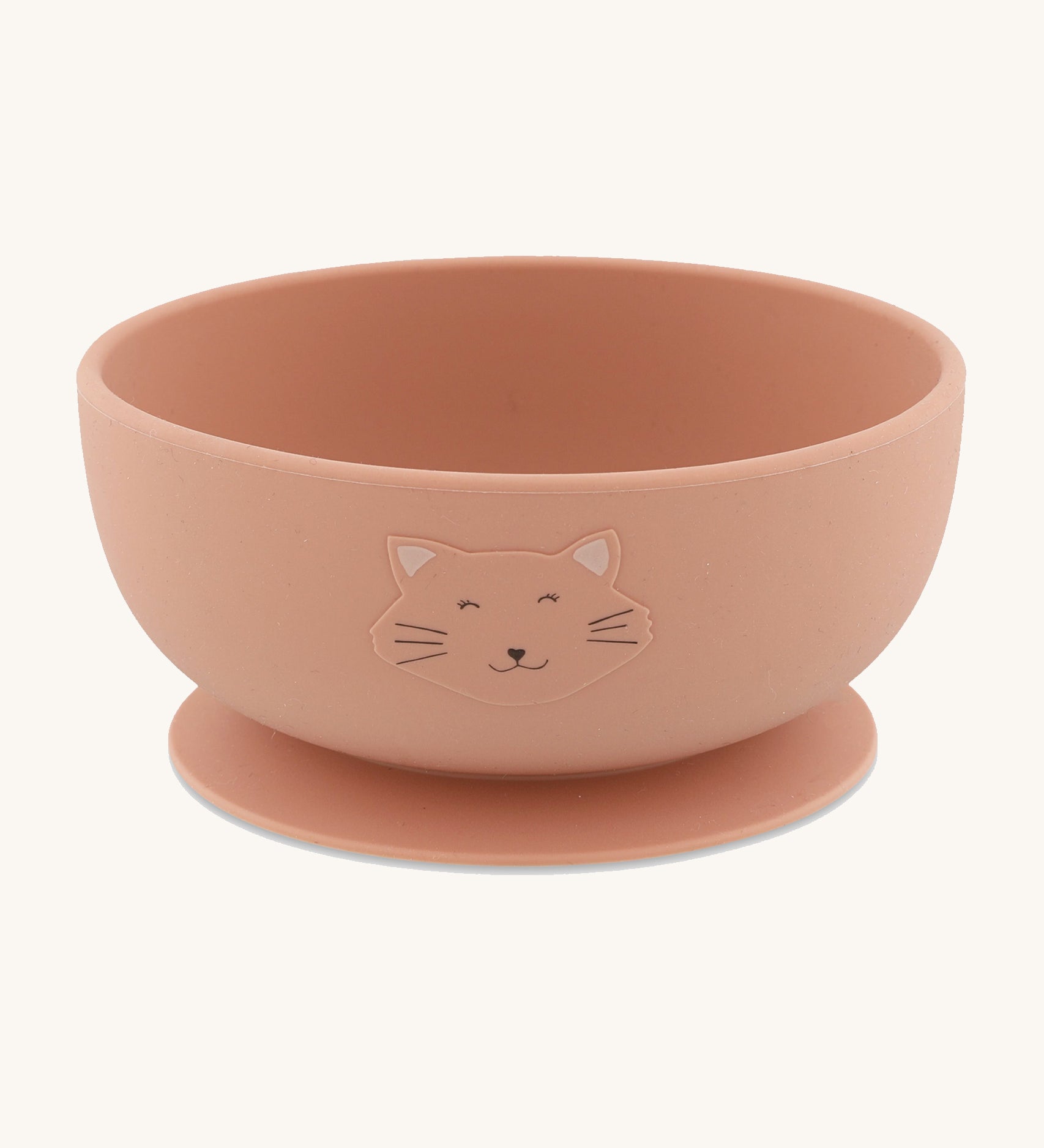 Trixie Animal Friends Silicone Suction Bowl, pink, Mrs Cat. 