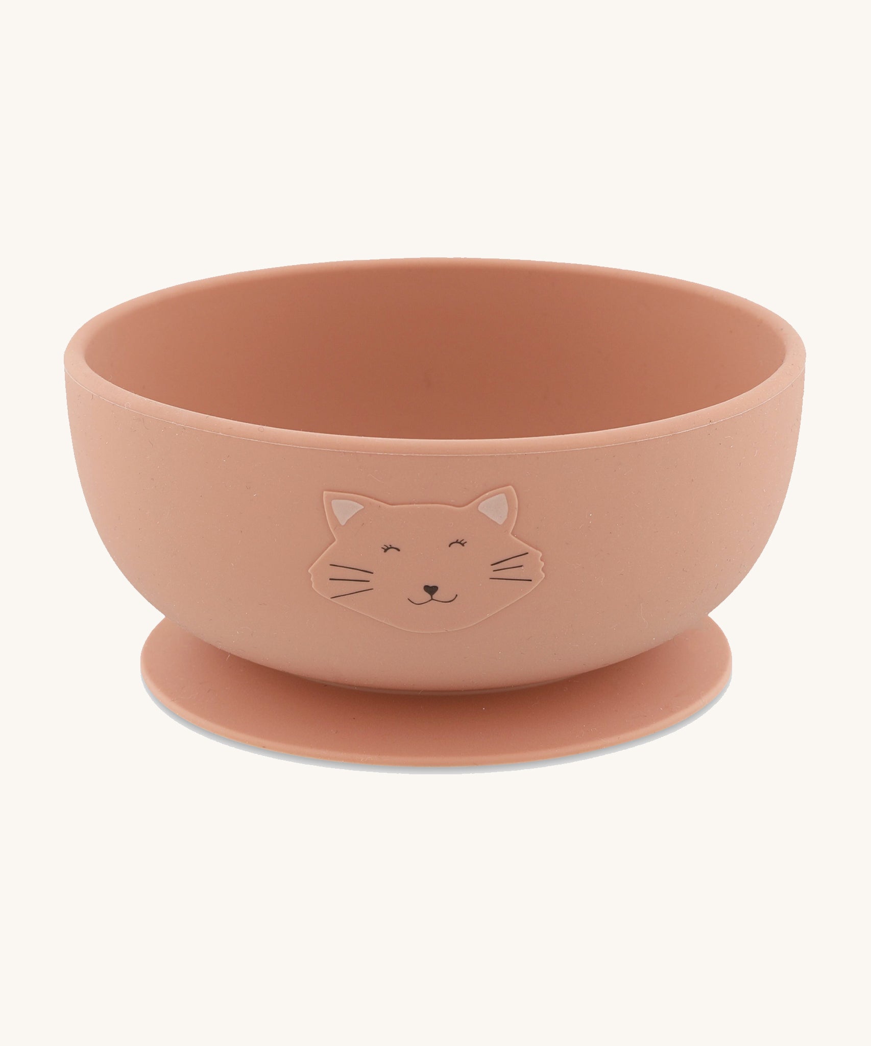 Trixie Animal Friends Silicone Suction Bowl, pink, Mrs Cat. 