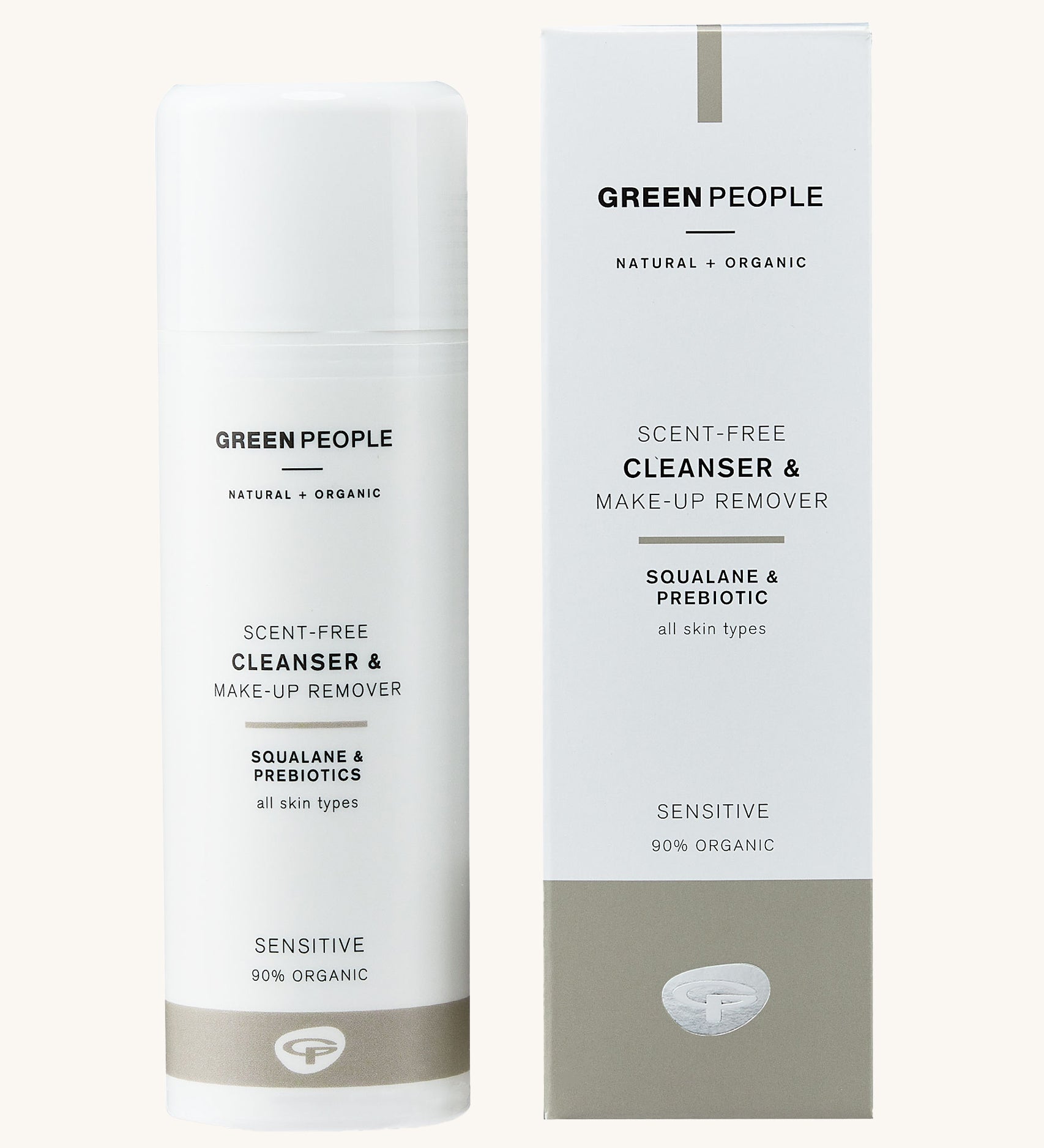 Green People Scent Free Cleanser - 150ml on a plain background