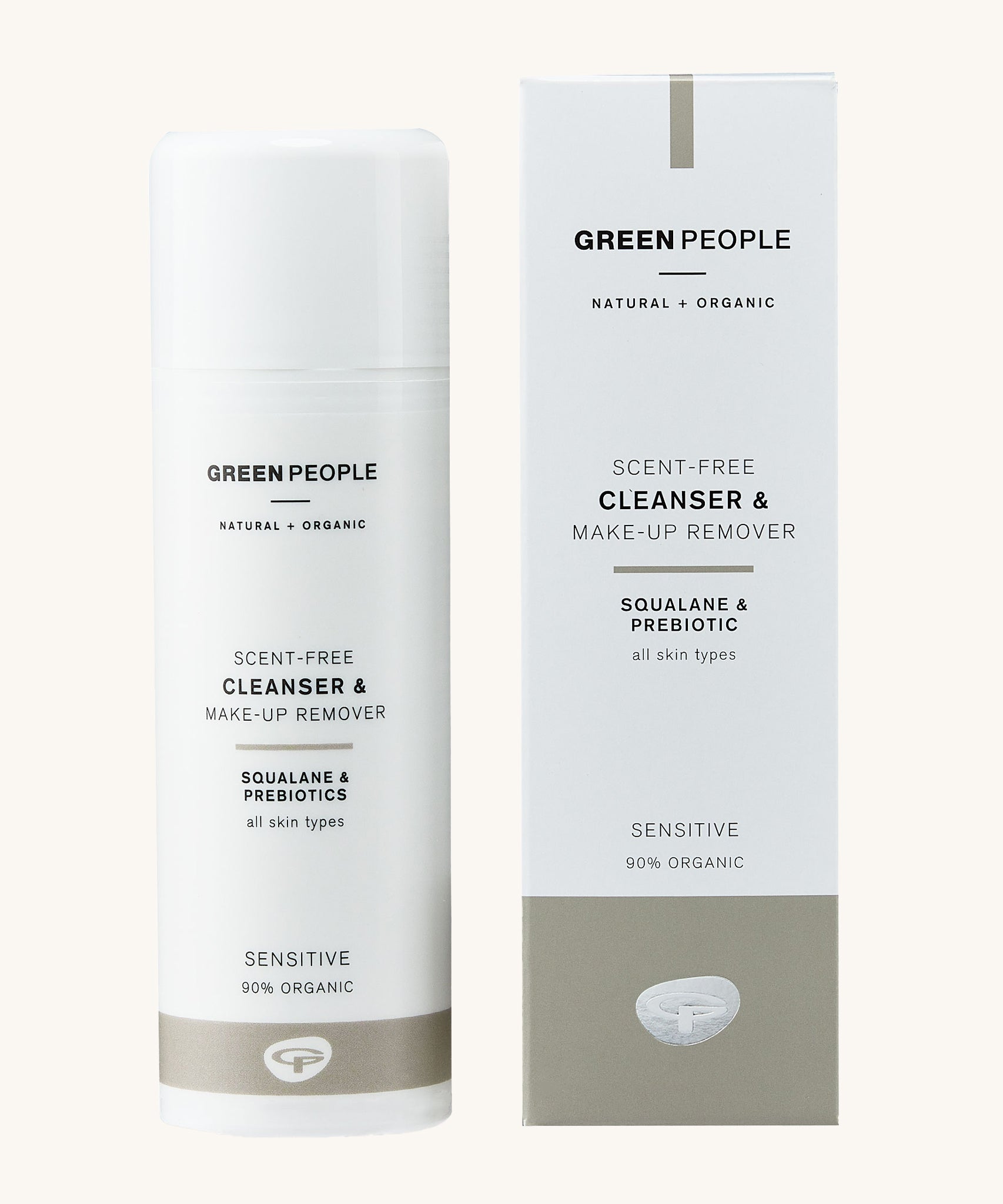 Green People Scent Free Cleanser - 150ml on a plain background