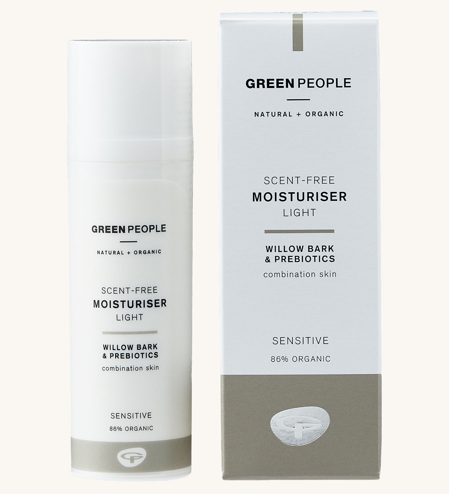 Green People Neutral Light Day Moisturiser - 50ml on a plain background