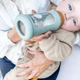 Hevea Wide Neck Baby Bottle Natural Rubber Nipple - Single