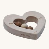 Wooden Story Rattle - Heart