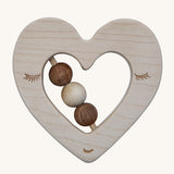 Wooden Story Rattle - Heart