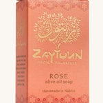 Savon à l'huile d'olive pure Zaytoun - Rose 100g