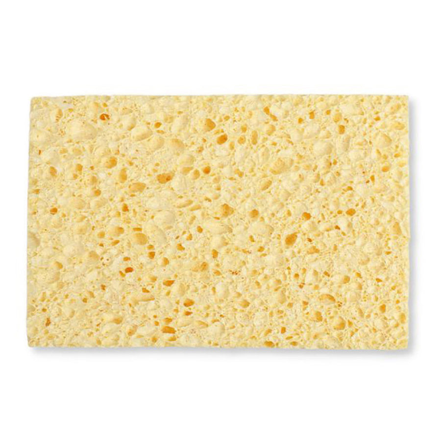 A Slice of Green large plastic-free cellulose household sponge on a white background