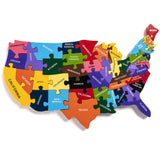 Alphabet Jigsaws Map of USA