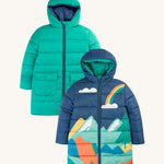 Frugi Reversible Toasty Terrain Jacket - Alpine View