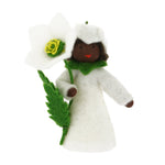 Ambrosius Christmas Rose Flower Girl Black Skin