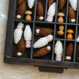 Ambrosius Brown Pine Cone Hanging Decoration