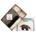 The Makerss - Small Badger Needle Felt Kit