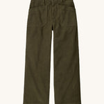 Patagonia Women's Wide Leg Cord Trousers - Basin Green