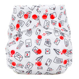 Baba + Boo One-Size Nappy - Love letters