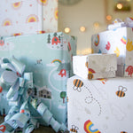 Babipur Rainbow Bees Wrapping Paper