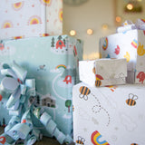 Babipur Rainbow Bees Wrapping Paper