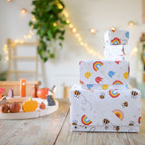 Babipur Rainbow Bees Wrapping Paper