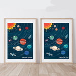 Babipur Solar System Art Print