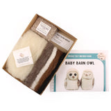 The Makerss - Small Baby Barn Owl Needle Felt Kit