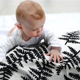 Etta Loves Extra Large Muslin Square - Fern