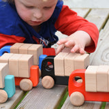 Camion Bajo avec blocs - Noir