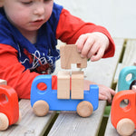 Bajo Truck With Blocks - Red