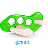 Bajo Airplane With 3 Windows - Green