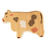 Bajo The Farm - 14 Wooden Farm Animals Set