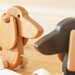 Bajo Dachshund Pull Toy - Natural