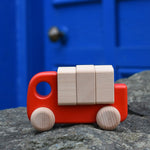 Bajo Truck With Blocks - Red