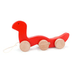 Bajo Wooden Wriggling Worm - Red