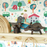 Bajo Black Oak Triceratops Puzzle and Sorter