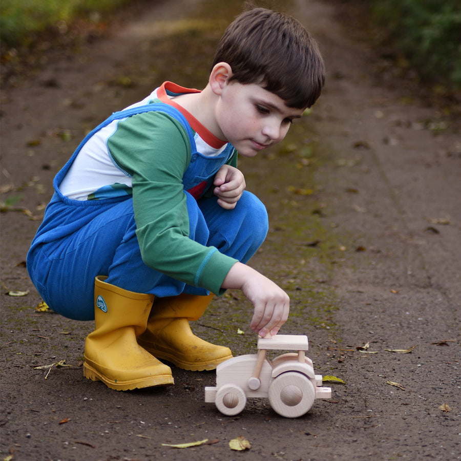 Bajo Build A Wooden Toy Tractor - DIY Construction Kit