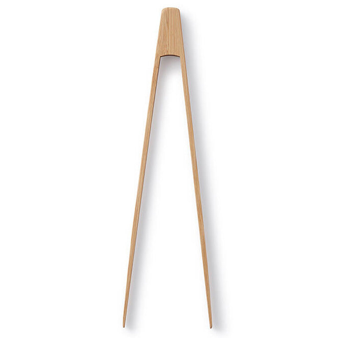 Bambu Bamboo Small Tongs pictured on a plain white background