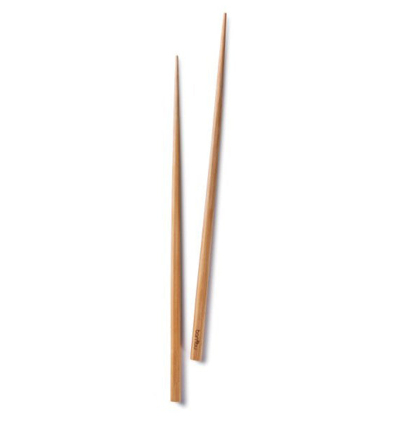 Bambu bamboo chopsticks pictured on a plain white background