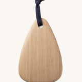 A Bambu Droplet shaped Artisan bamboo serving Board