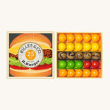 Billes &amp; Co B-Burger Marbles Mini-boîte - Paquet de 25