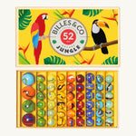 Billes & Co Yellow Jungle Marbles Box - 52 Pack