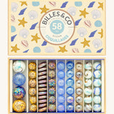 Billes & Co Seashells Marbles Box - 58 Pack