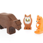 Bumbu Ancient Wooden Oak Tree Set with Animals