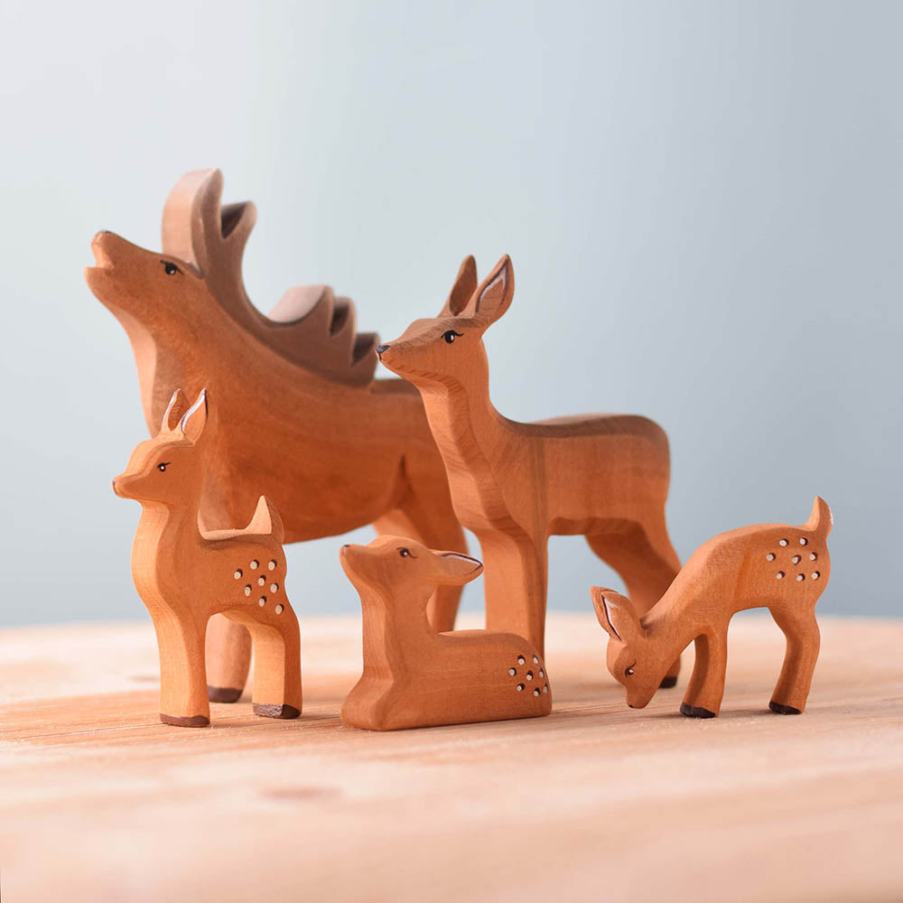 Bumbu handmade wooden deer