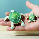 Bumbu Wooden Baby Turtle - Green