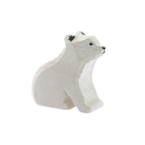 Bumbu Small Sitting Wooden Polar Bear