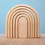 Arches empilables en bois naturel Bumbu